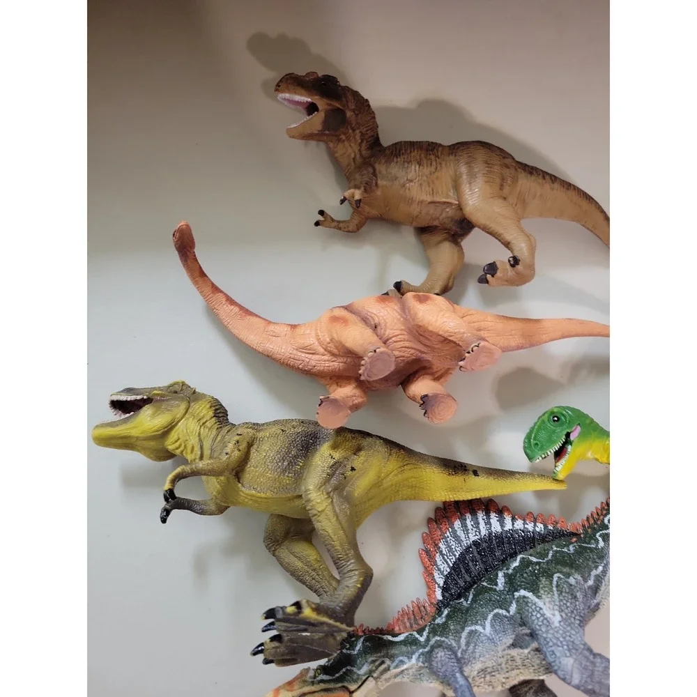 Hard rubber plastic Dinosaur Figures Prehistoric animals Dino